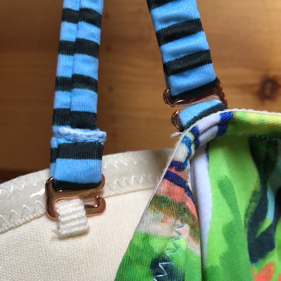 Dorothy Shain Anthropologie Bora Bora Bustier One-Piece Swimsuit NWOT XL - Picture 13 of 15